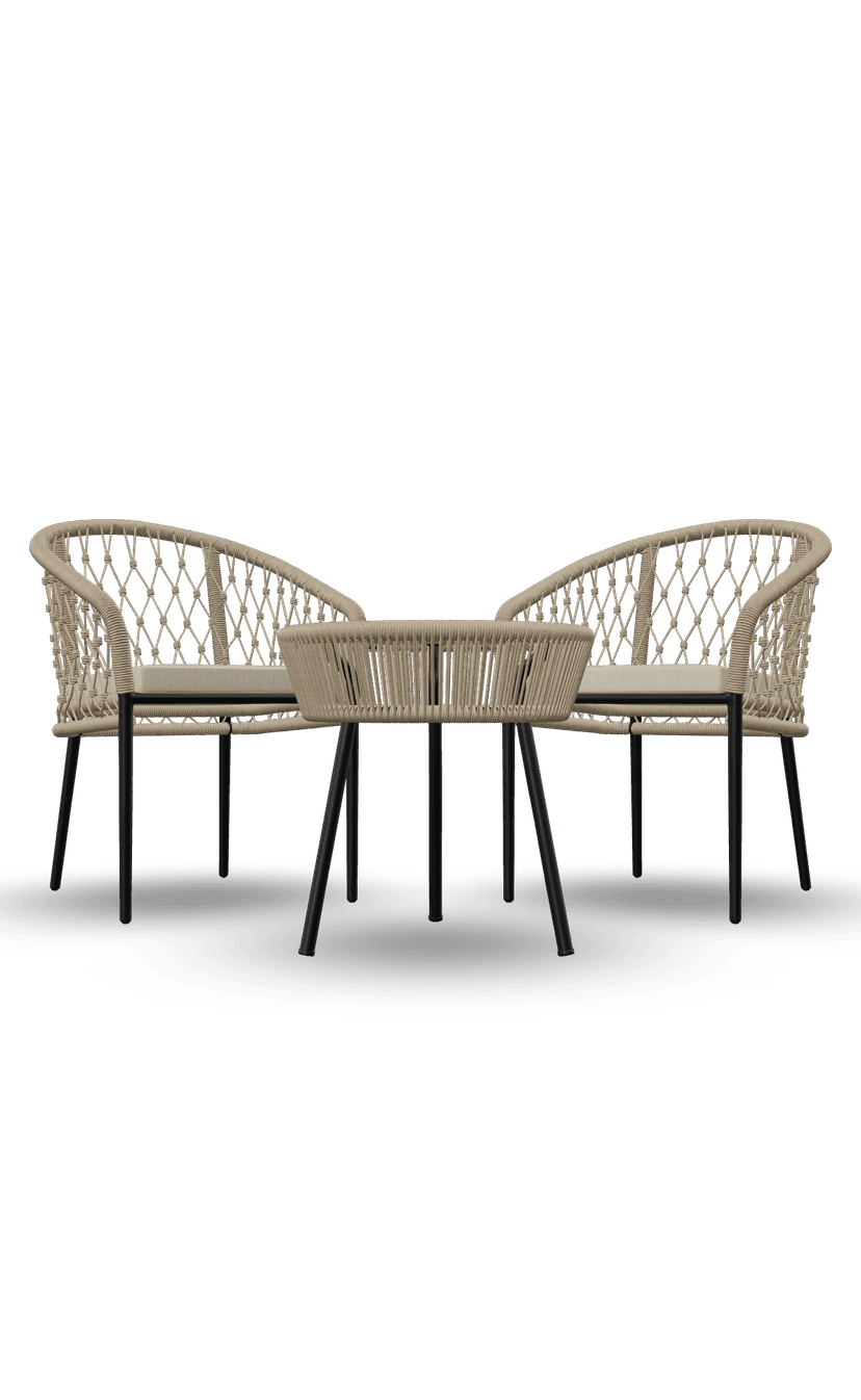 Outdoor Studios chair rendered in 3D
