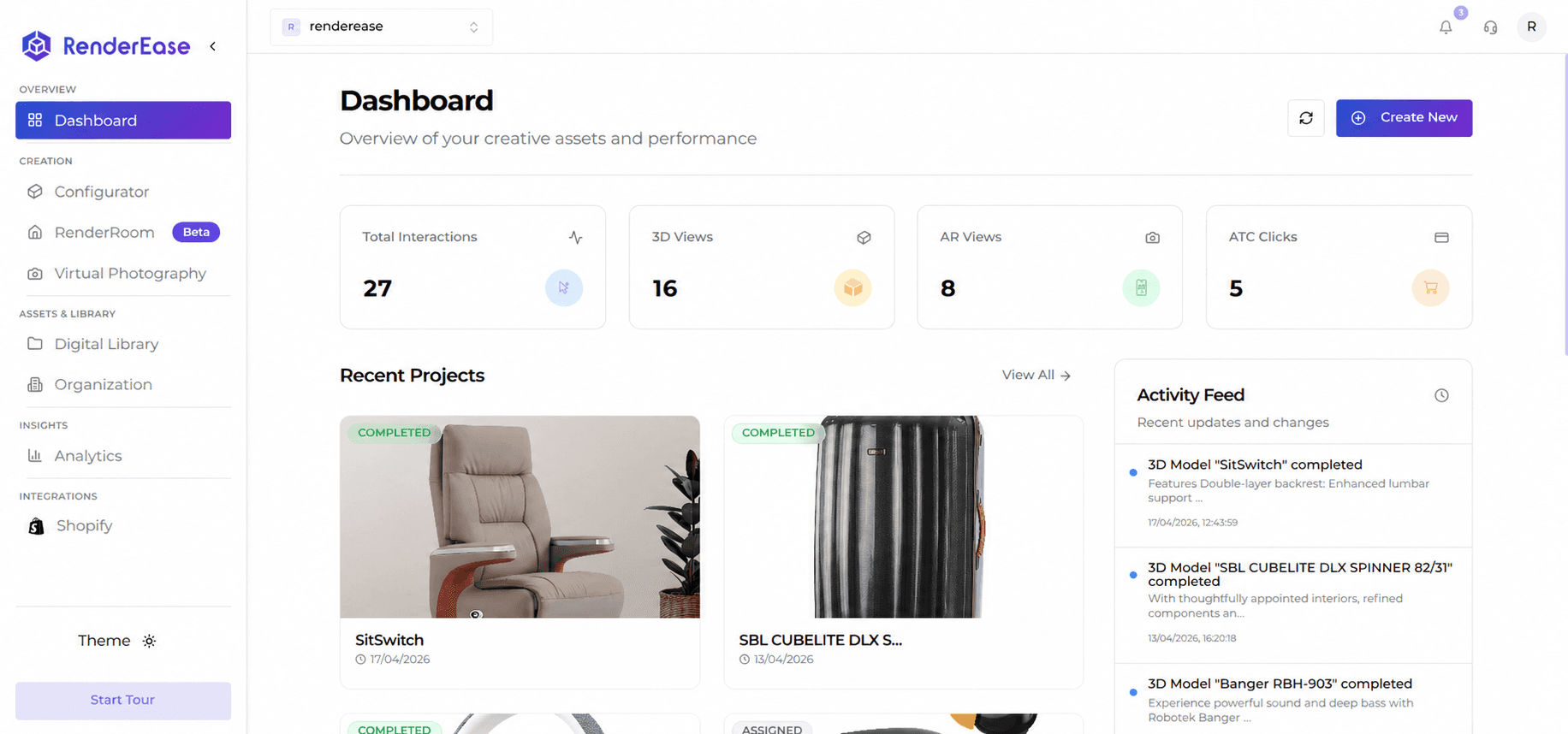 RenderEase Platform